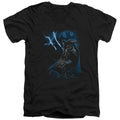 Batman Lightning Strikes V-Neck T-Shirt