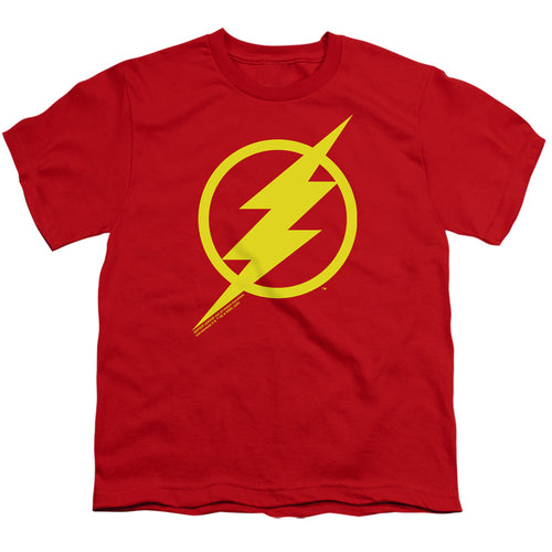 Justice League Flash Solid Color Womens T-Shirt