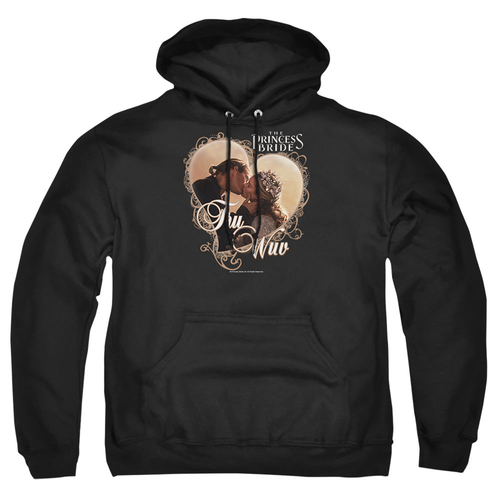 The Princess Bride Tru Wuv Black Pullover Hoodie