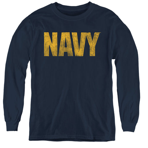 U.S. Navy Logo Youth Long Sleeve T-Shirt