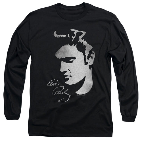 Elvis Presley Simple Face Long Sleeve T-Shirt