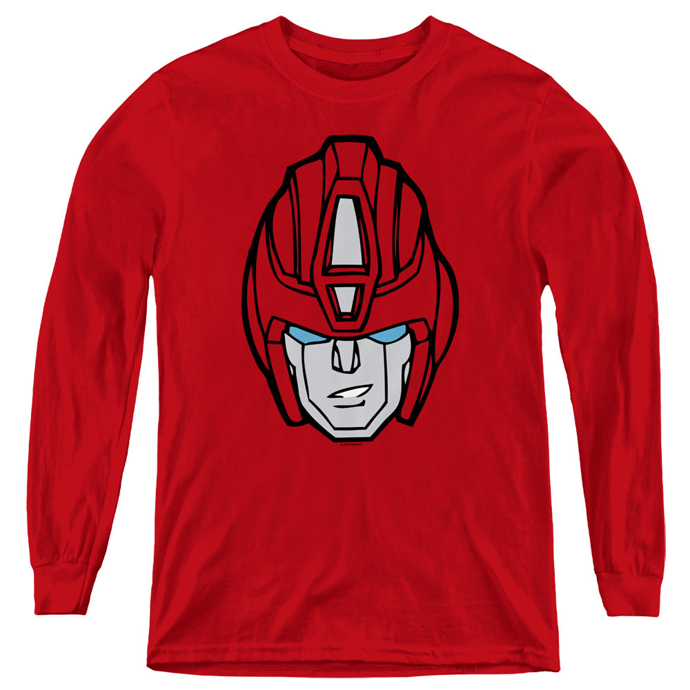 Transformers Hot Rod Head Youth Long Sleeve T-Shirt