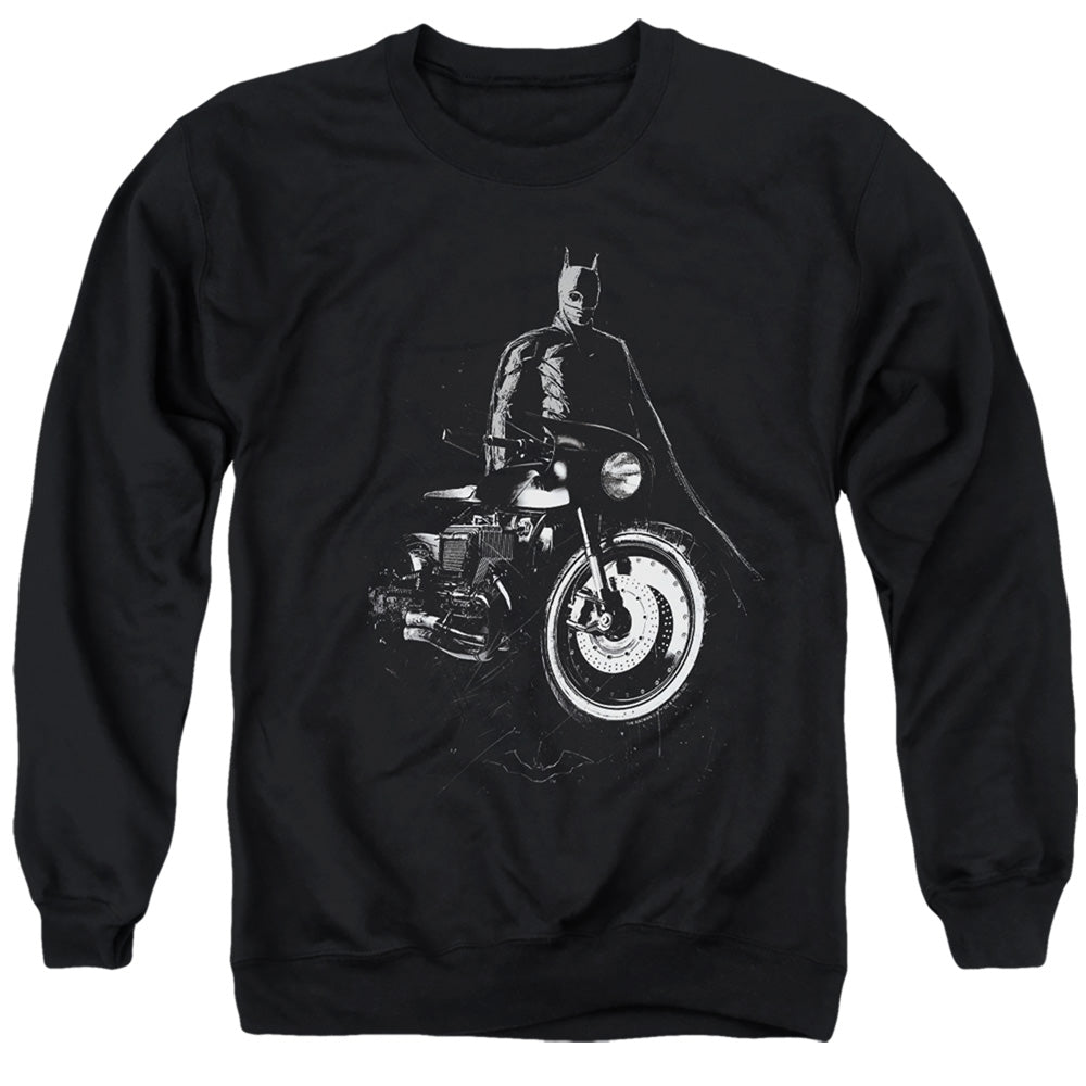The Batman And His Motorcycle Crewneck Sweatshirt