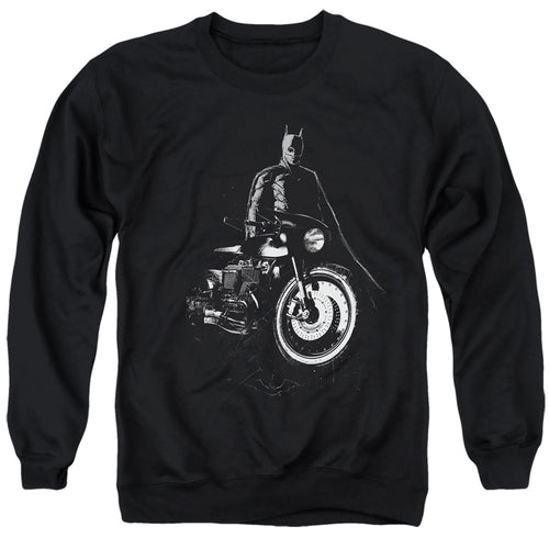 The Batman And His Motorcycle Crewneck Sweatshirt