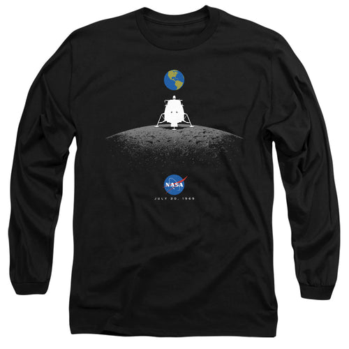 NASA Moon Landing Simple Long Sleeve T-Shirt