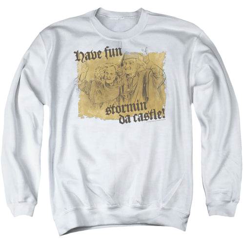 The Princess Bride Have Fun Stormin' Da Castle White Crewneck Sweatshirt