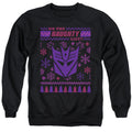 Transformers Decepticon Naughty List Ugly Christmas Crewneck Sweatshirt