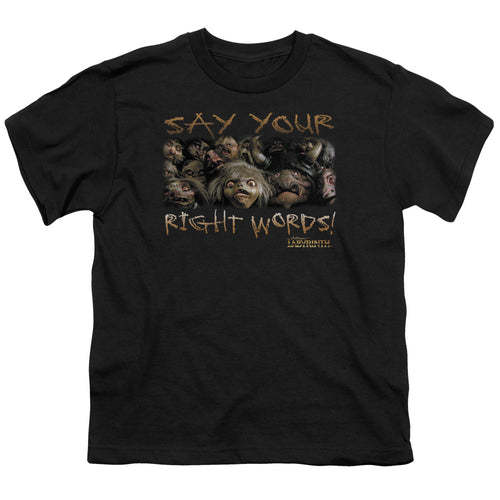 Labyrinth Say Your Right Words Youth/Toddler T-Shirt