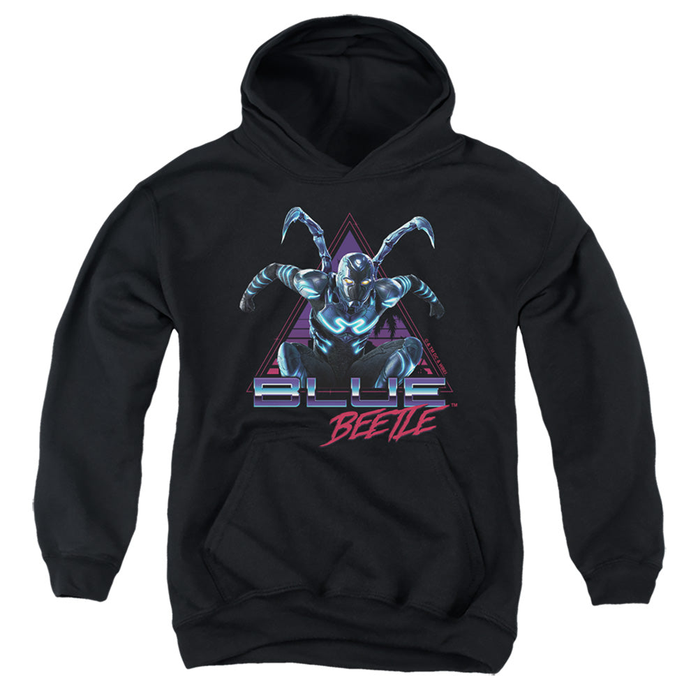 Blue Beetle Leaping Triangle Youth Hoodie