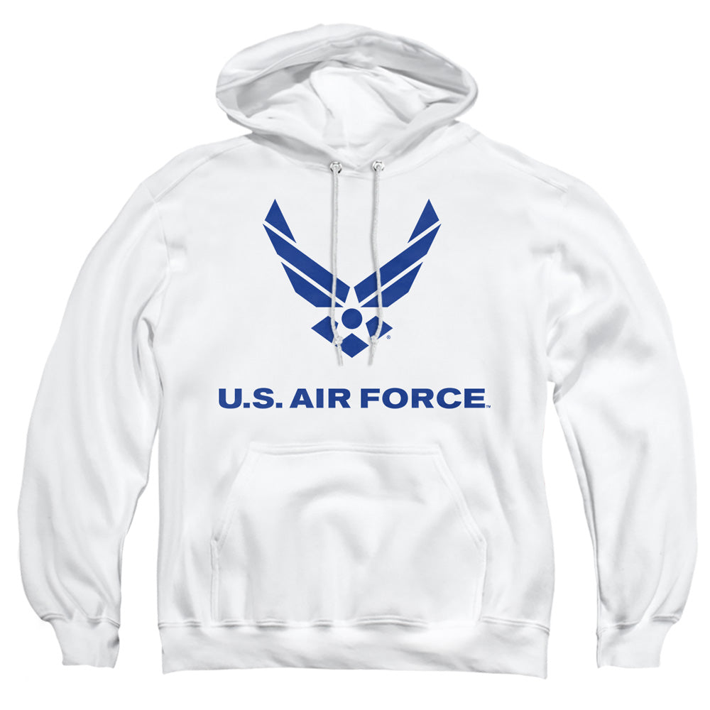 U.S. Air Force Wings Logo White Pullover Hoodie