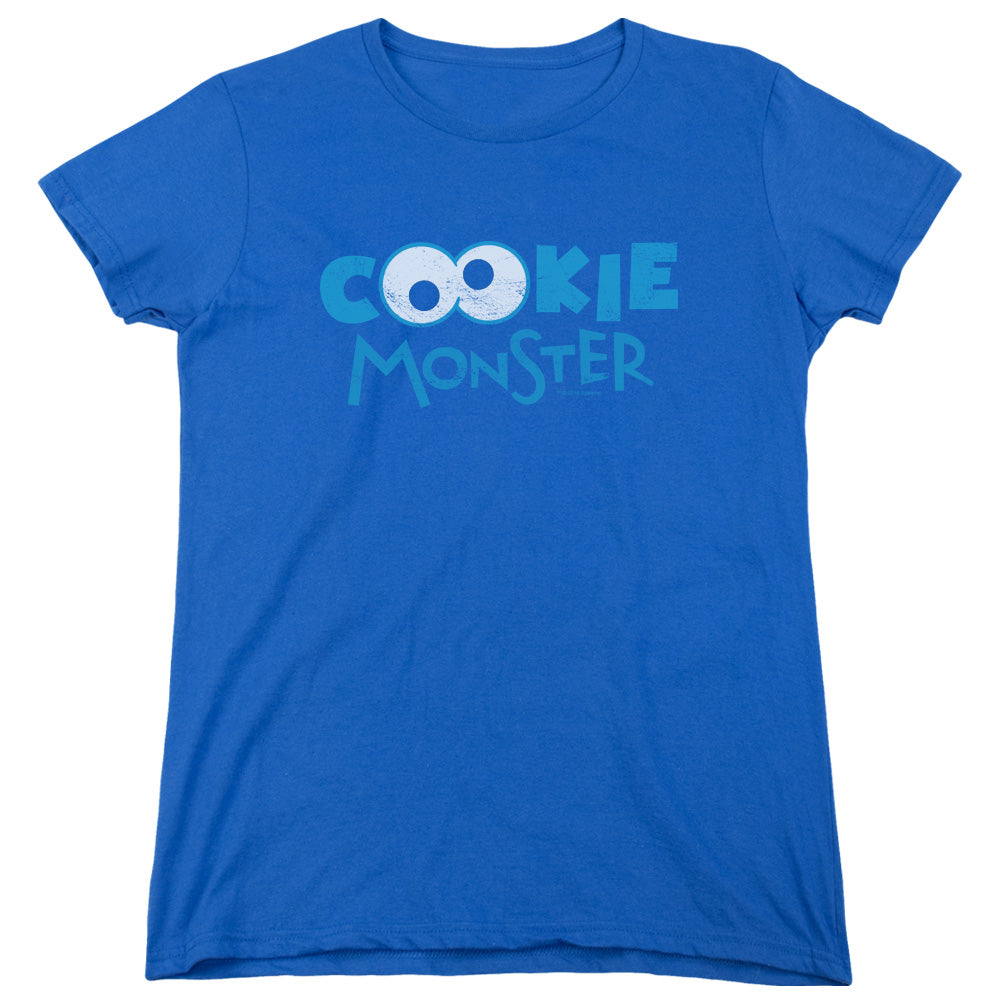 Sesame Street Cookie Eyes Womens T-Shirt