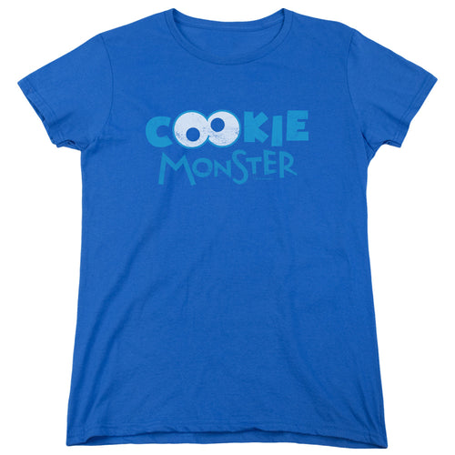 Sesame Street Cookie Eyes Womens T-Shirt