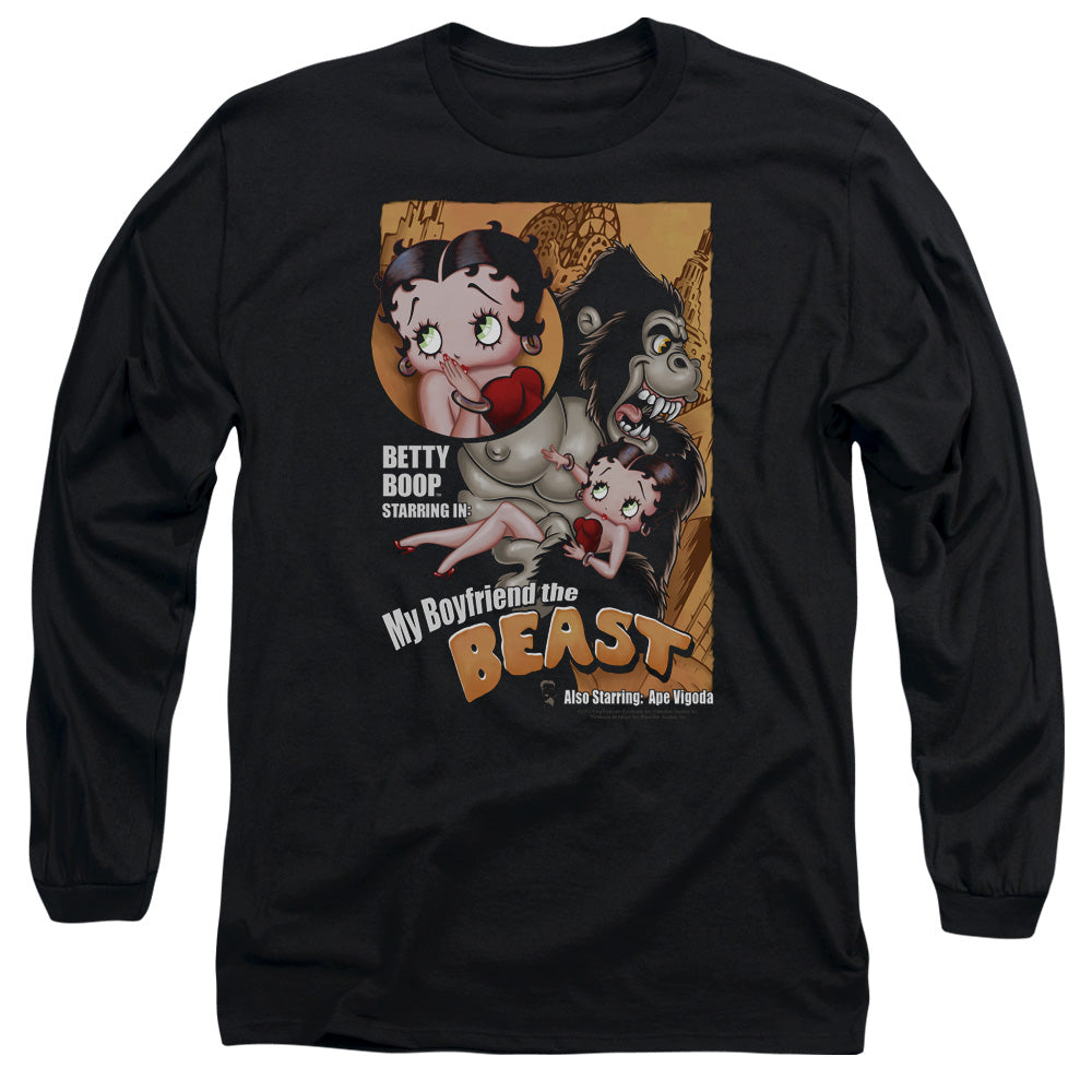 Betty Boop Boyfriend the Beast Long Sleeve T-Shirt