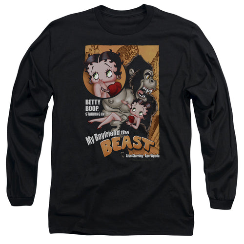 Betty Boop Boyfriend the Beast Long Sleeve T-Shirt