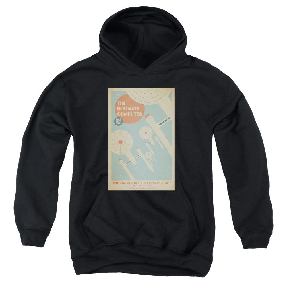 Star Trek Juan Ortiz The Ultimate Computer Black Youth Hoodie