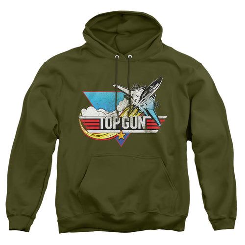 Top Gun Jet Badge Pullover Hoodie