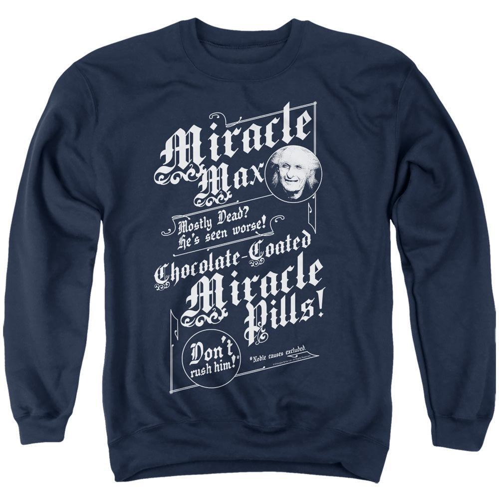 The Princess Bride Miracle Max Navy Crewneck Sweatshirt