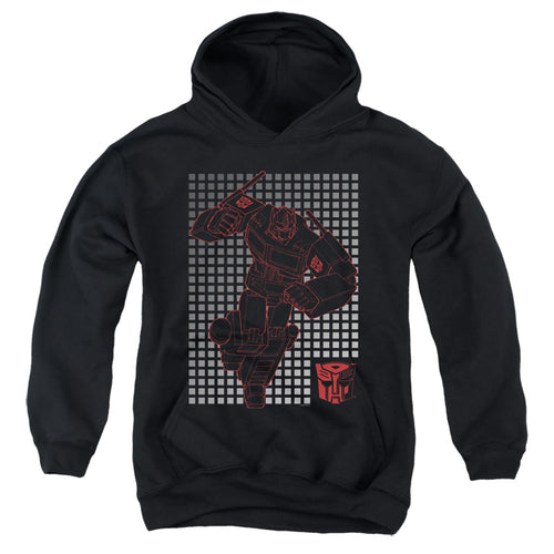 Transformers Optimus Grid Youth Hoodie