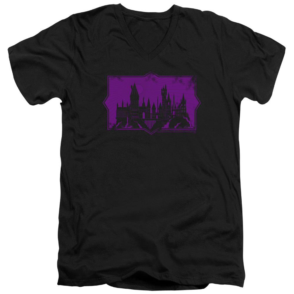 Fantastic Beasts Hogwarts Silhouette V-Neck T-Shirt