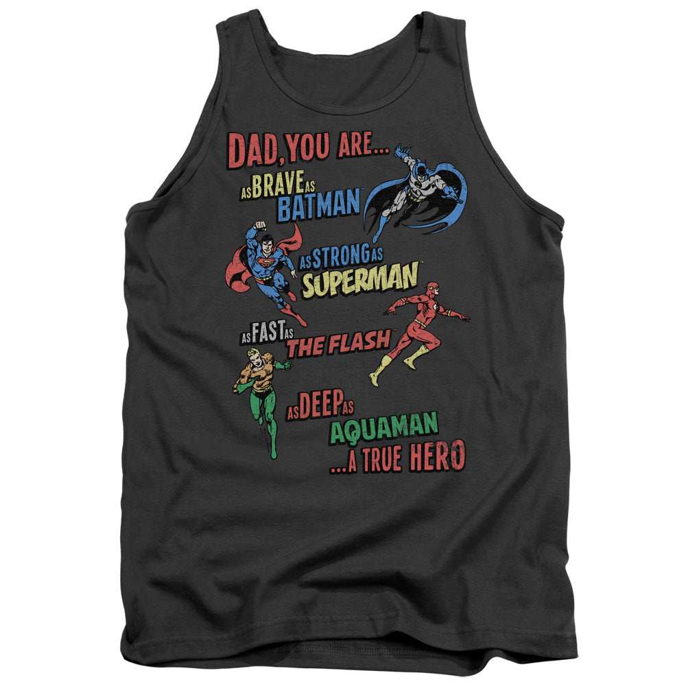 Justice League Dad Hero Tank Top