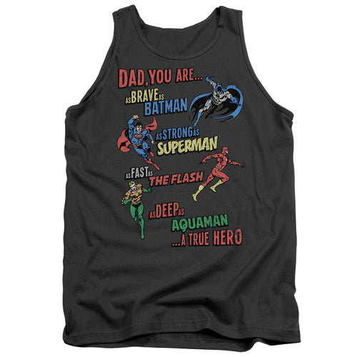 Justice League Dad Hero Tank Top