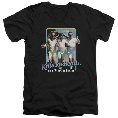 The Three Stooges Knuckleheads on Vacation V-Neck T-Shirt