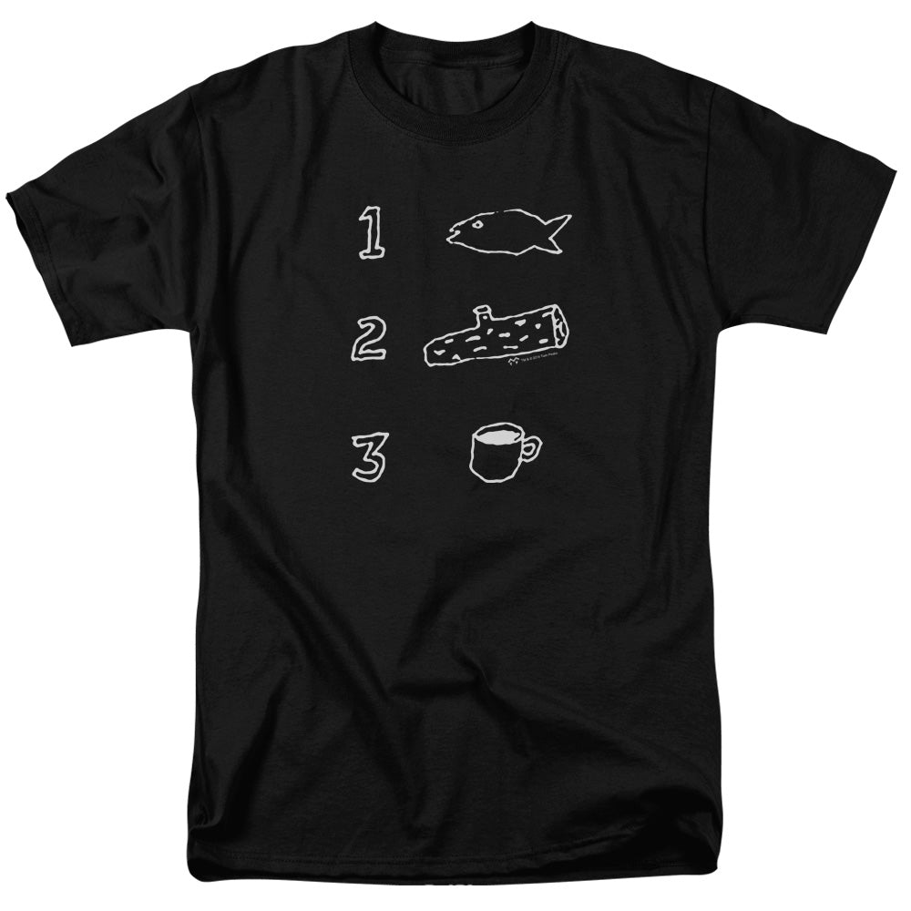 Twin Peaks Fish Log Coffee T-Shirt
