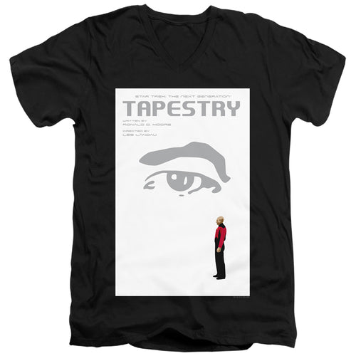 Star Trek Tapestry Black V-Neck T-Shirt