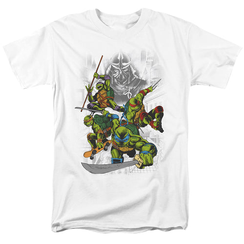 Teenage Mutant Ninja Turtles Shredder and Turtles Comic T-Shirt