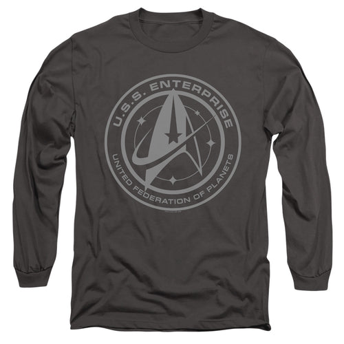 Star Trek Discovery Enterprise Crest Long Sleeve T-Shirt