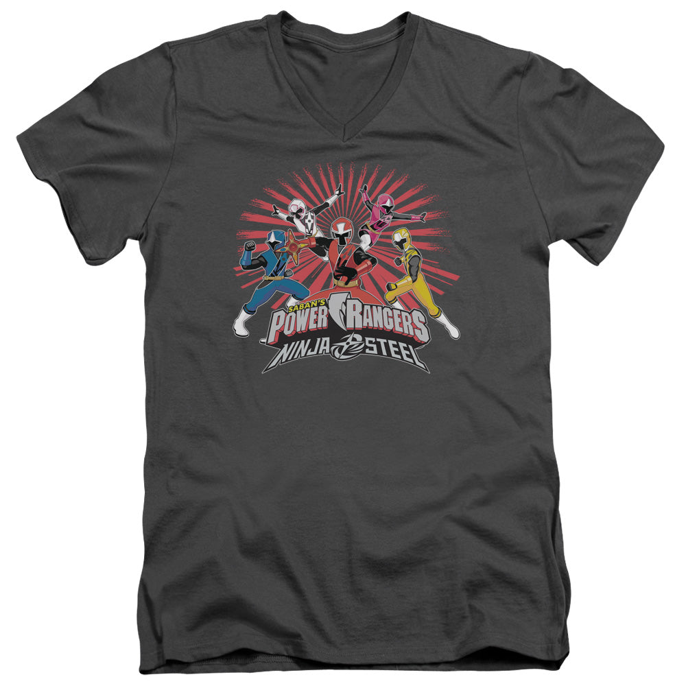 Power Rangers: Ninja Steel Ninja Blast V-Neck T-Shirt