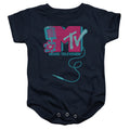 MTV Microphone Logo Navy Creeper