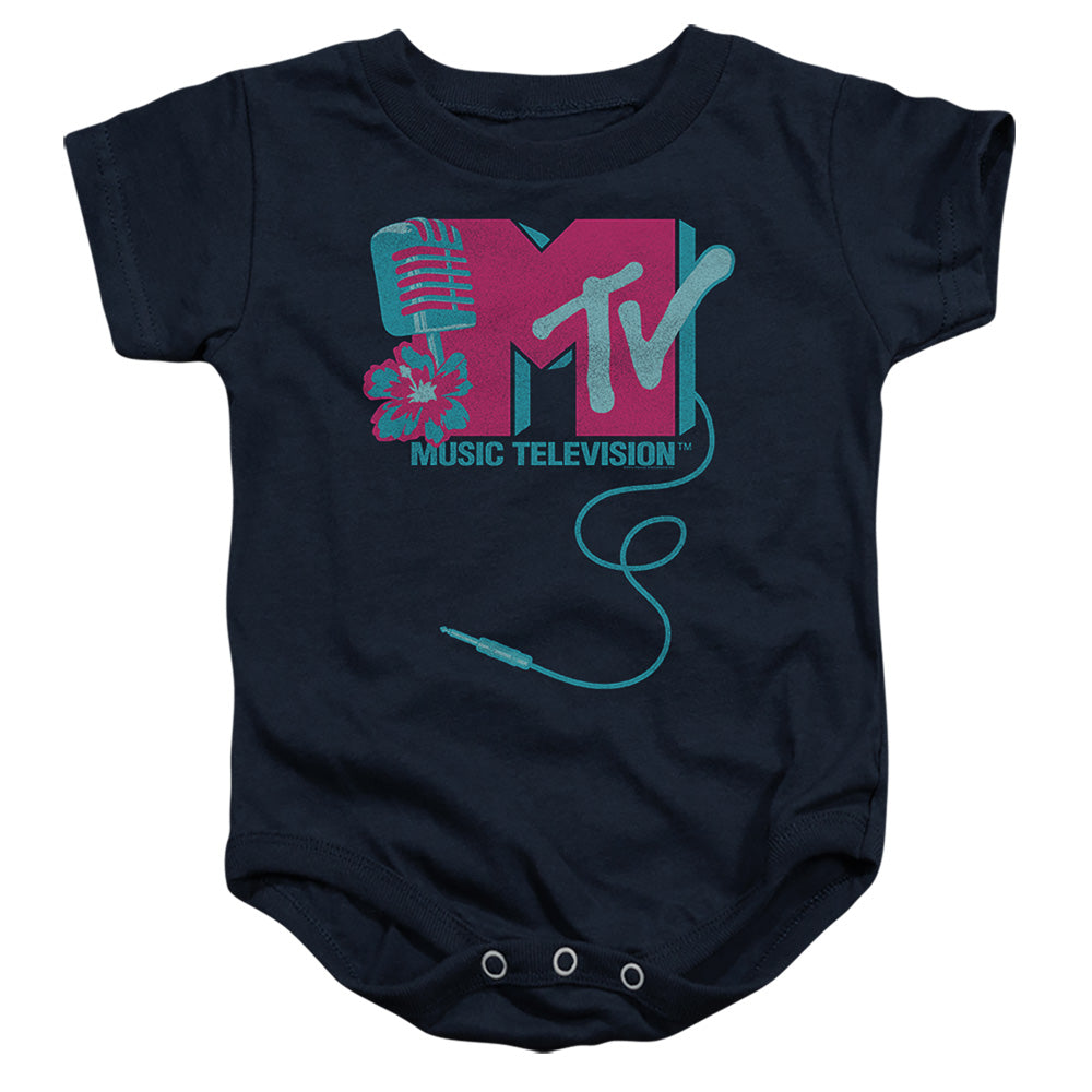 MTV Microphone Logo Navy Creeper