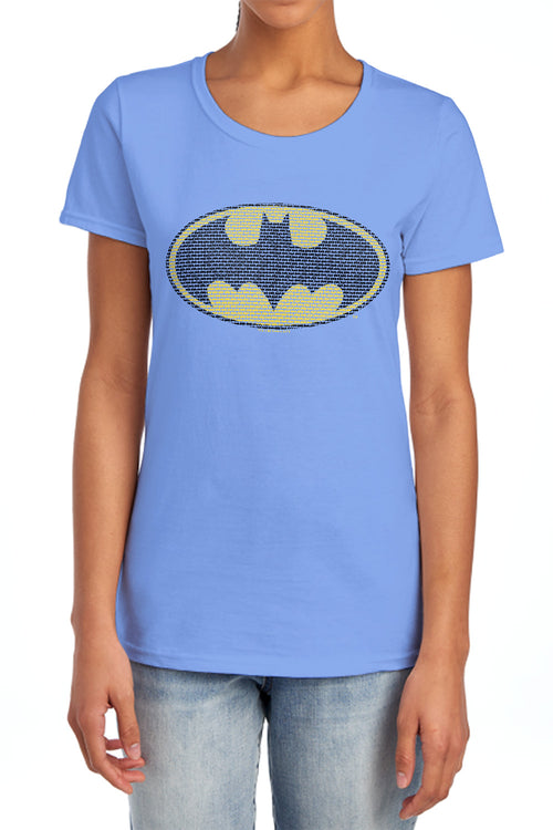 Batman Little Logos Womens T-Shirt