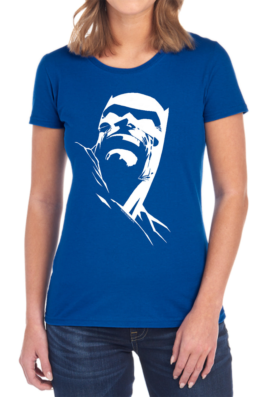 Batman Dkr Head Womens T-Shirt