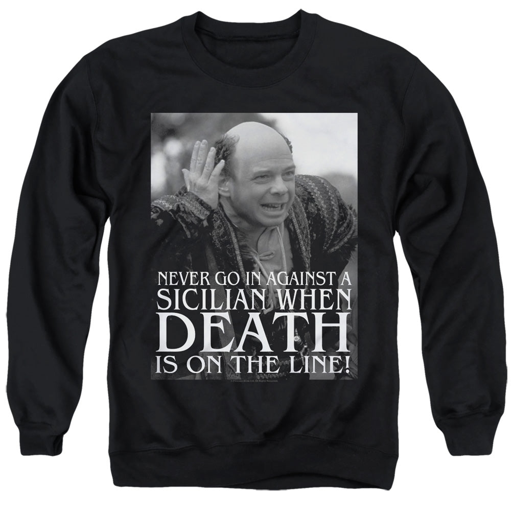 The Princess Bride Sicilian Black Crewneck Sweatshirt
