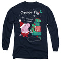 Peppa Pig Christmas Present Time with George Pig Long Sleeve T-Shirt
