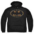 Batman Black & Gold Embossed Pullover Hoodie