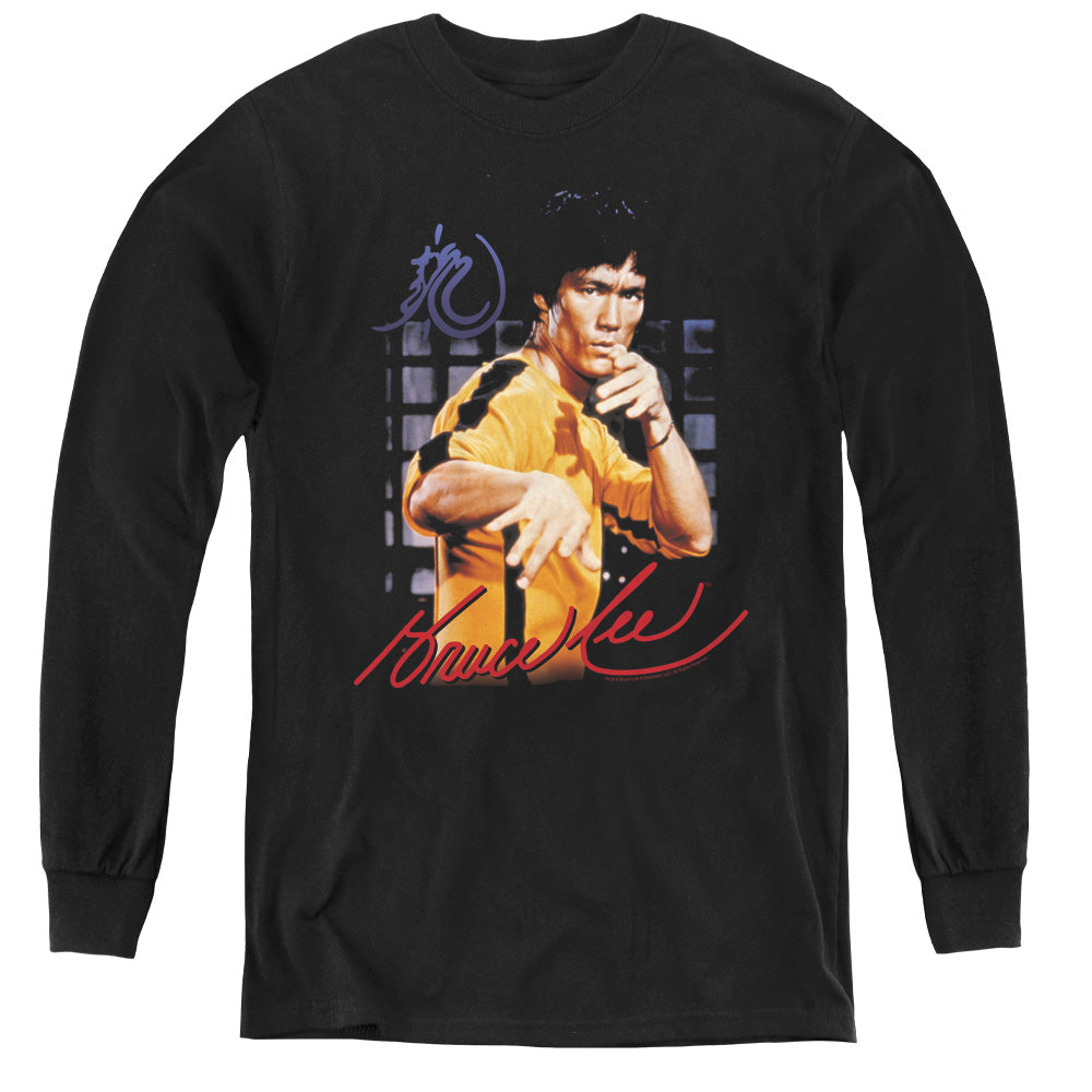 Bruce Lee Yellow Jumpsuit Youth Long Sleeve T-Shirt