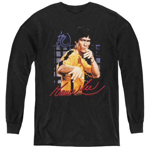 Bruce Lee Yellow Jumpsuit Youth Long Sleeve T-Shirt