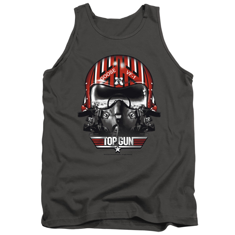 Top Gun Goose Helmet Tank Top