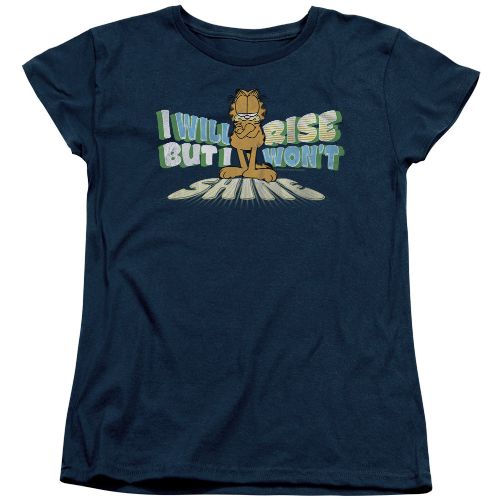 Garfield Rise Not Shine Womens T-Shirt