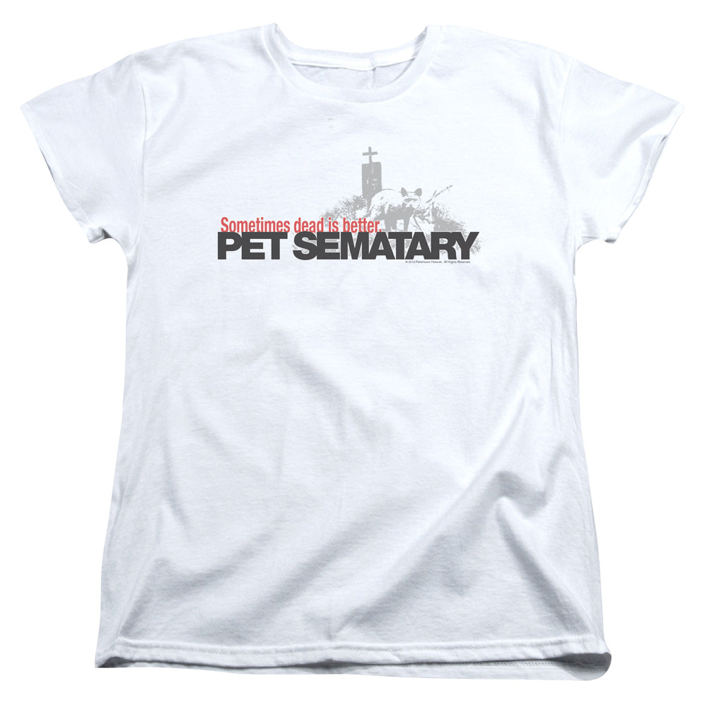 Pet Sematary Logo Womens T-Shirt