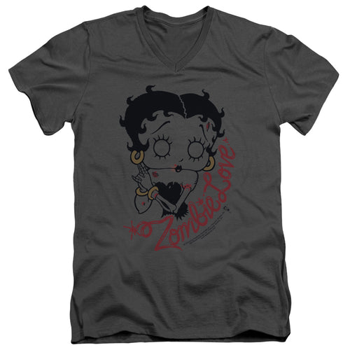 Betty Boop Classic Zombie V-Neck T-Shirt