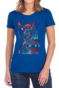 Batman Dark Knight Panels Womens T-Shirt
