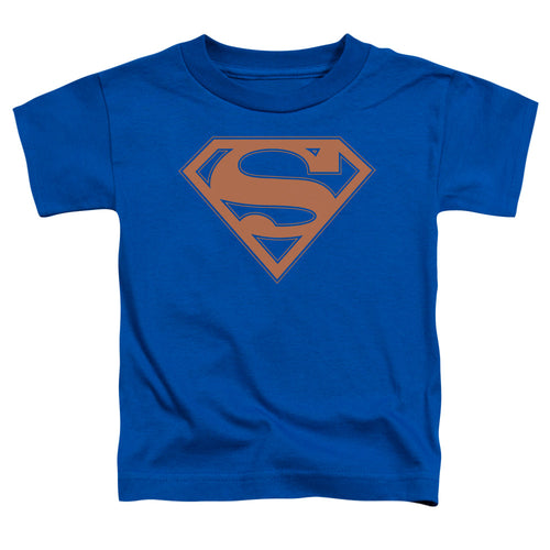 Superman Blue & Orange Shield Royal Youth/Toddler T-Shirt