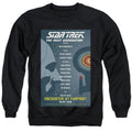 Star Trek Encounter at Farpoint Part One Black Crewneck Sweatshirt