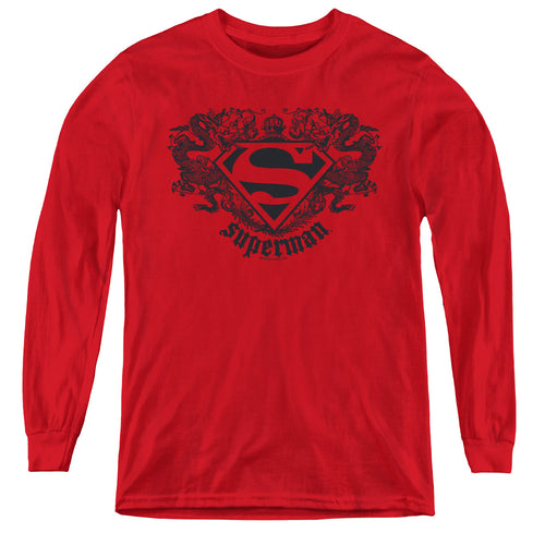 Superman Dragon Youth Long Sleeve T-Shirt