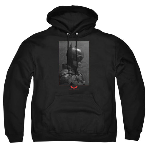 The Batman Worn Portrait Pullover Hoodie