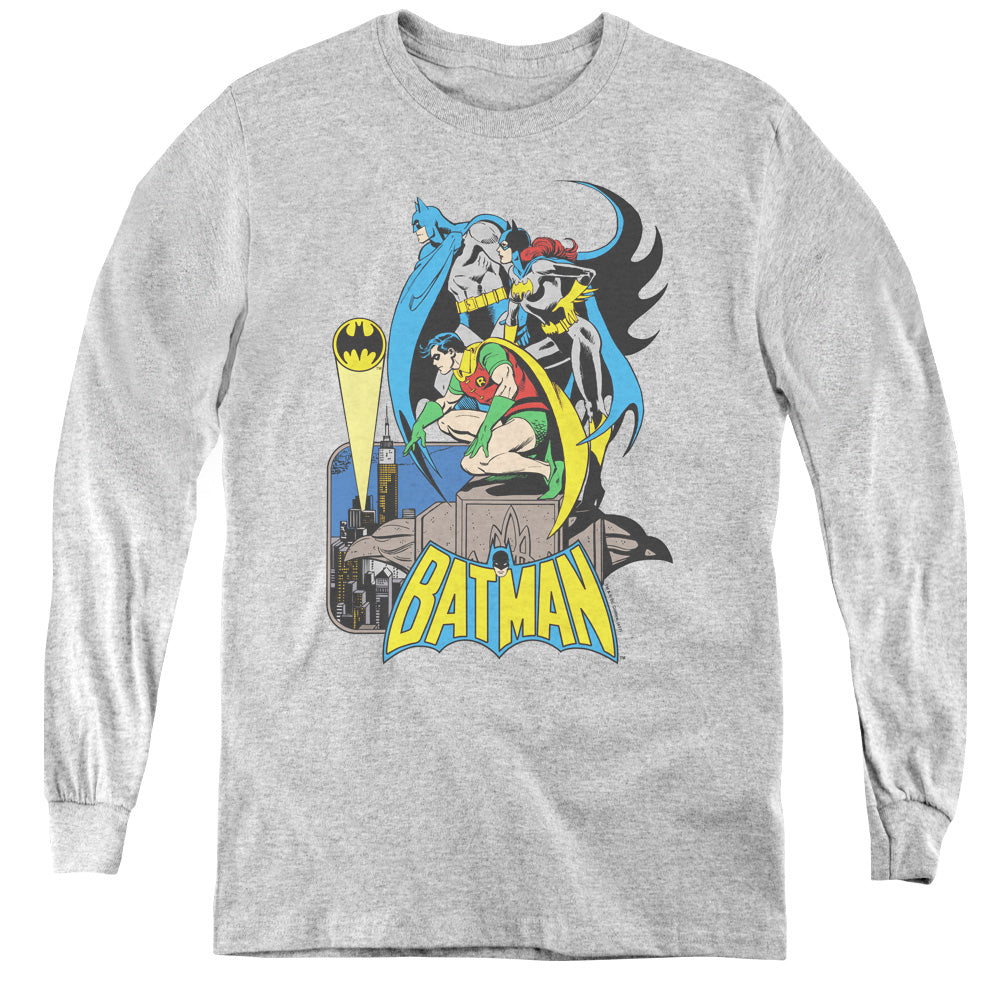 Batman Heroic Trio Youth Long Sleeve T-Shirt